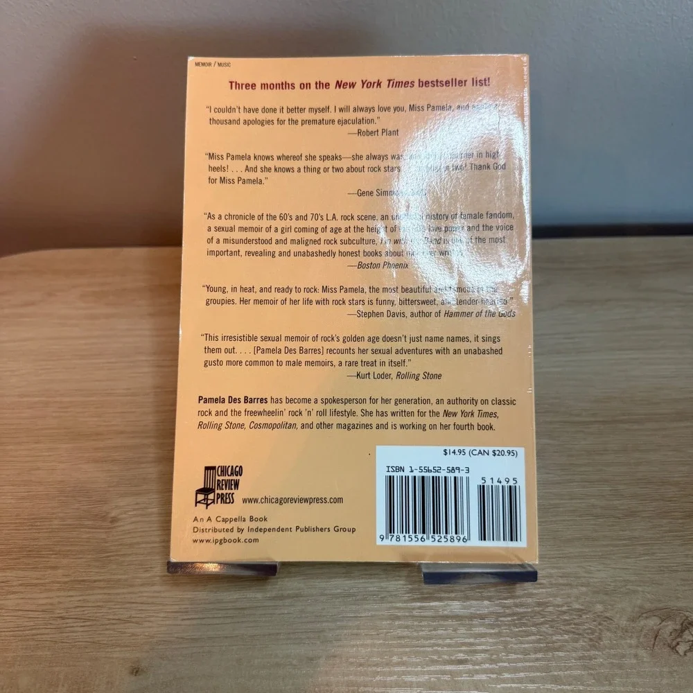 Im With the Band Confessions of a Groupie Pamela Des Barres Updated Edition Book